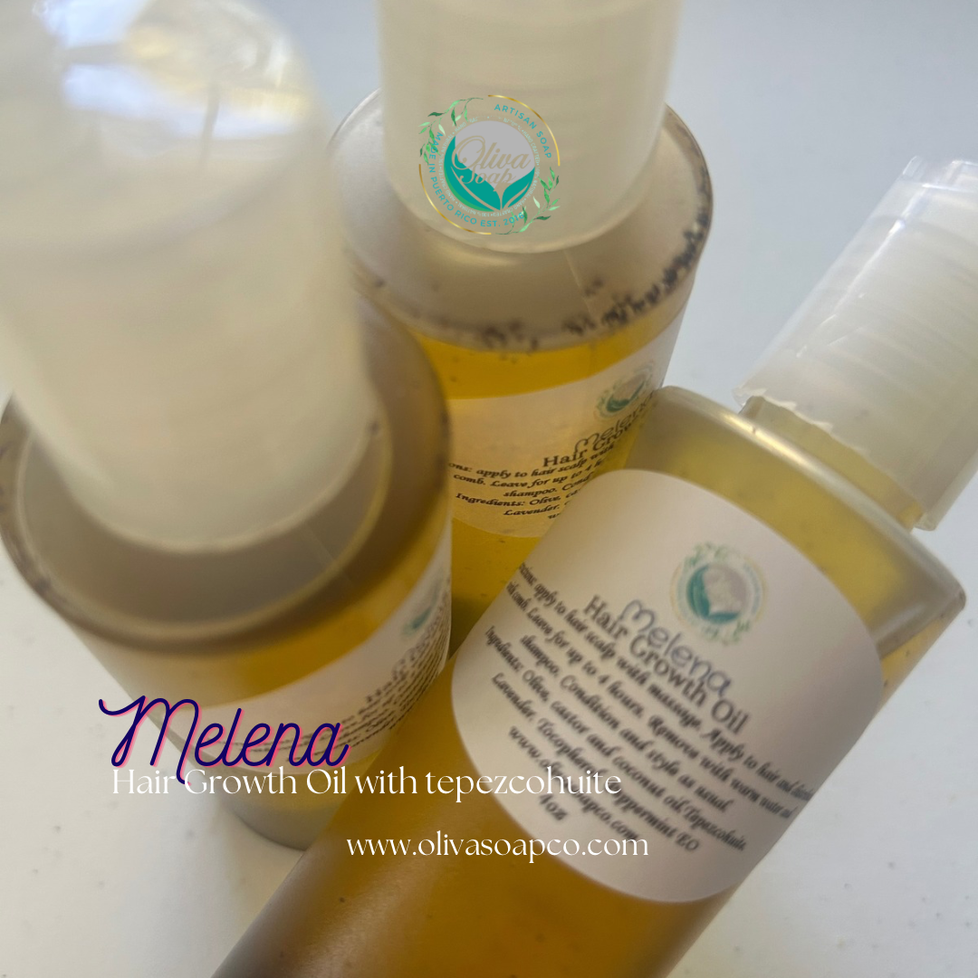 Melena Hair Growth Oil with tepezcohuite