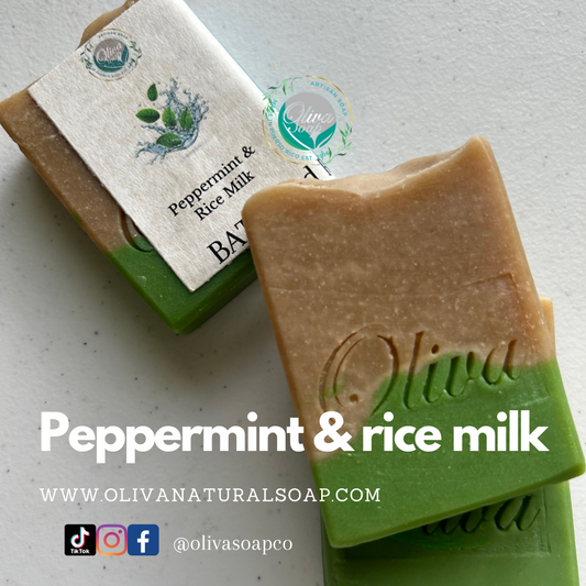 Peppermint and rice milk
