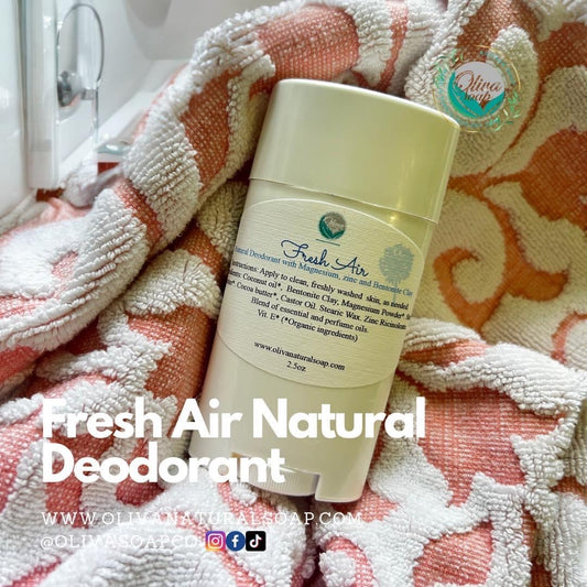 Fresh Air Natural Deodorant with Magnesium and bentonite clay