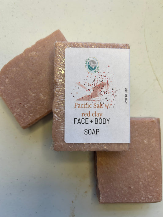 Pacific Salt Soap with red clay